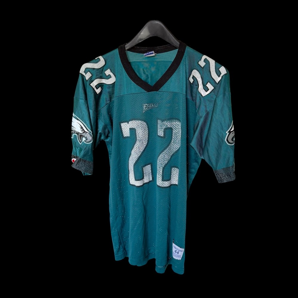 Champion Philadelphia Eagles Duce Staley 22 Jersey Mens 44 Large Green NFL Mesh